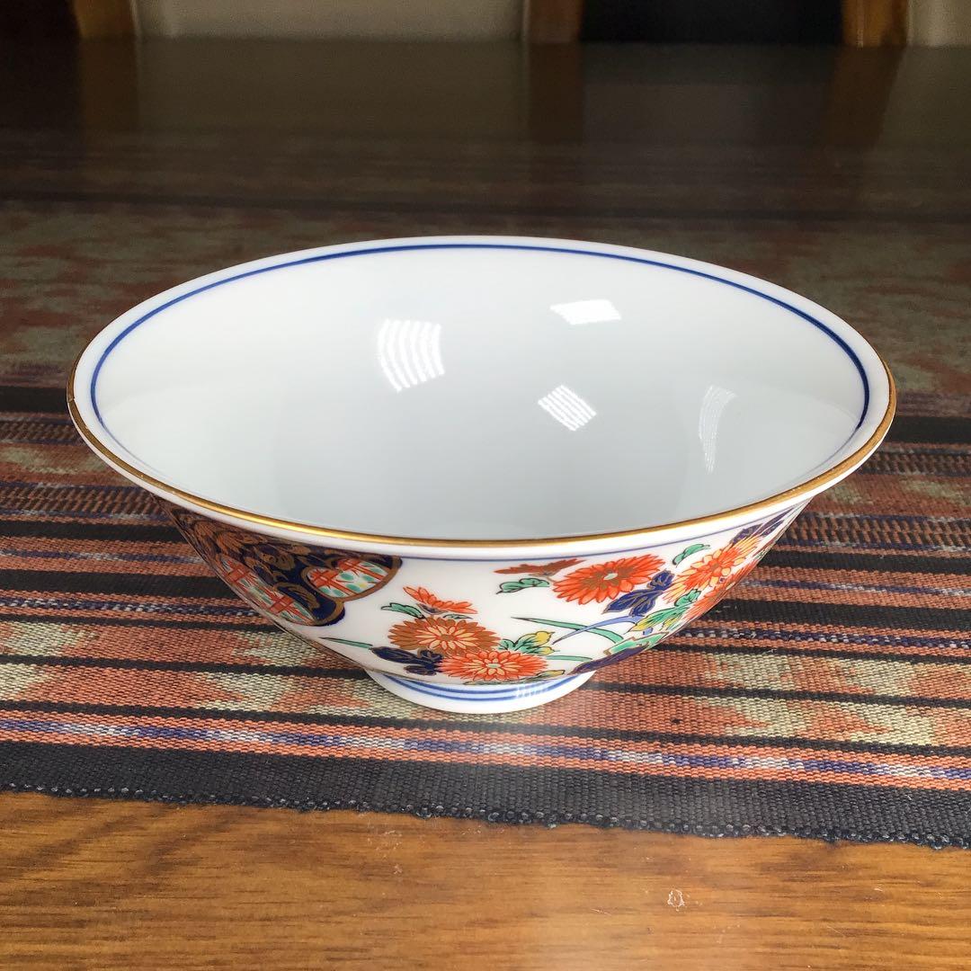 『未使用・小難』　有田焼　謹后工門窯　金彩　ご飯茶碗　4杯