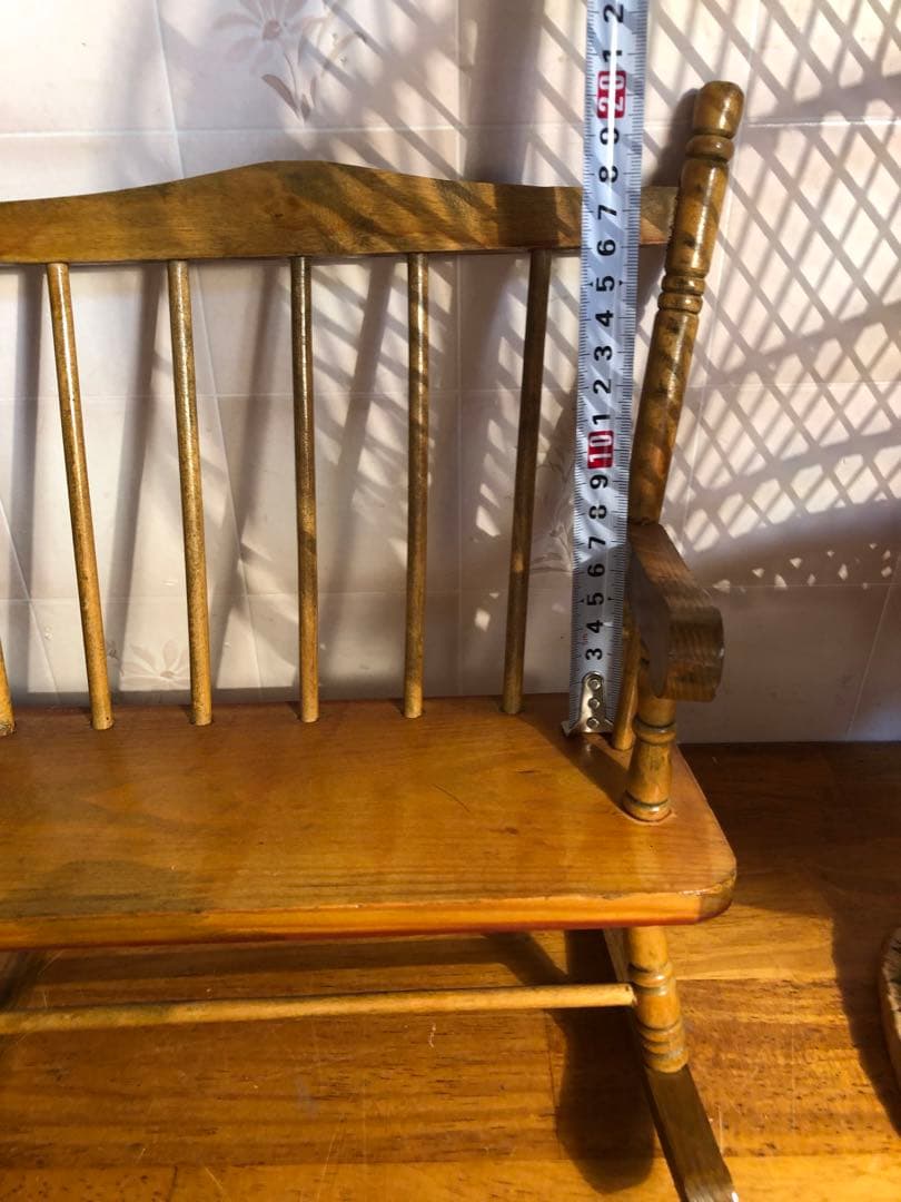 H ドールチェア　ロッキングチェア　フラワースタンド　オブジェ　アンティーク調