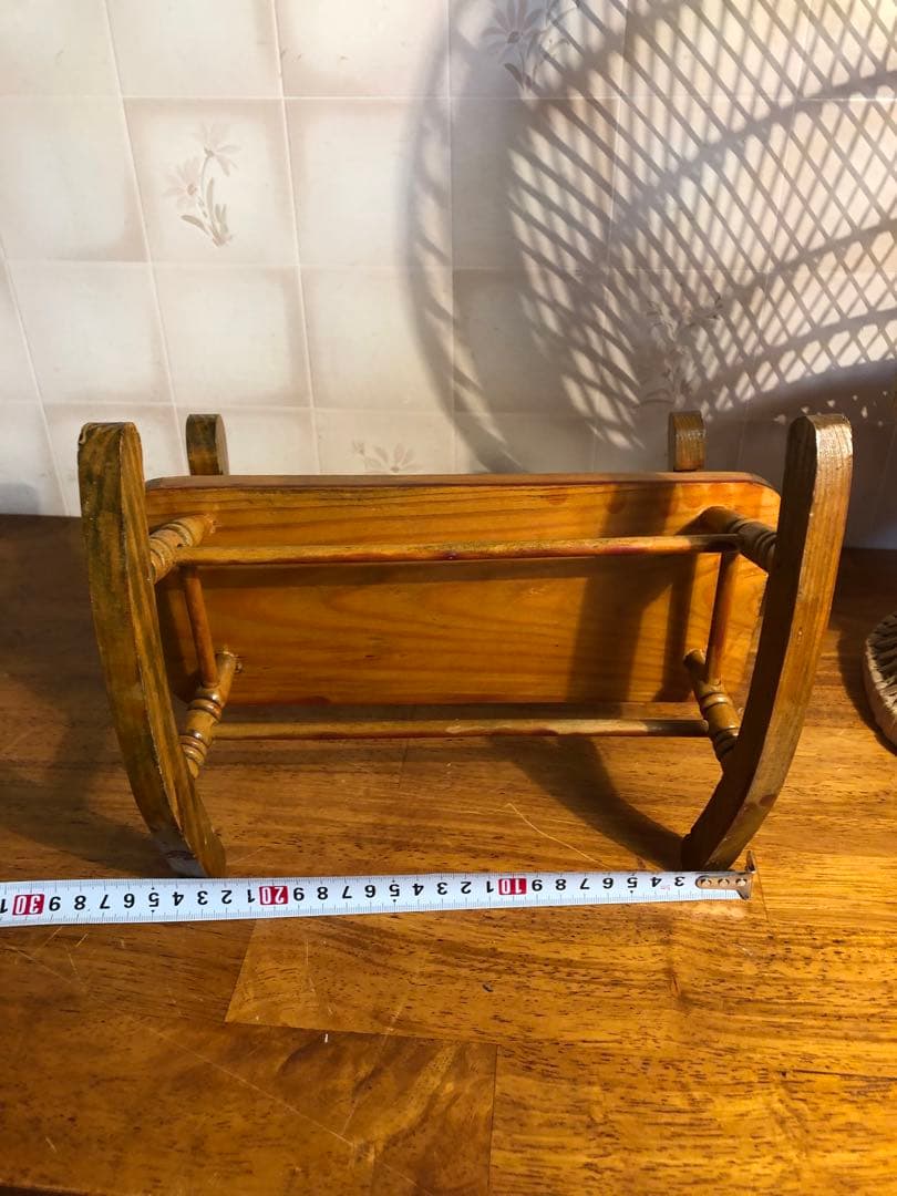 H ドールチェア　ロッキングチェア　フラワースタンド　オブジェ　アンティーク調