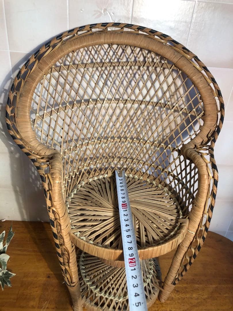 H ドールチェア　ロッキングチェア　フラワースタンド　オブジェ　アンティーク調