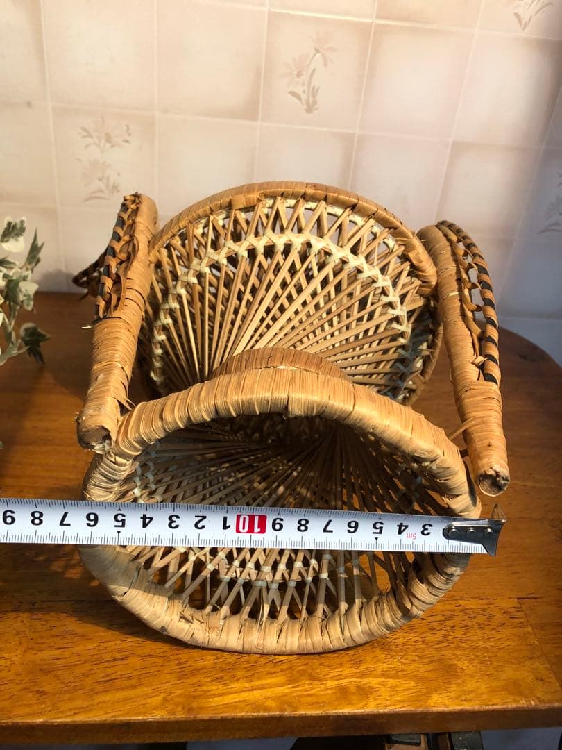 H ドールチェア　ロッキングチェア　フラワースタンド　オブジェ　アンティーク調