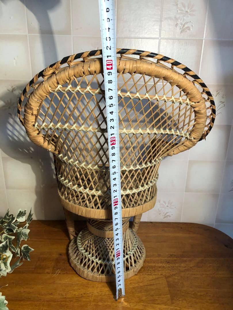 H ドールチェア　ロッキングチェア　フラワースタンド　オブジェ　アンティーク調