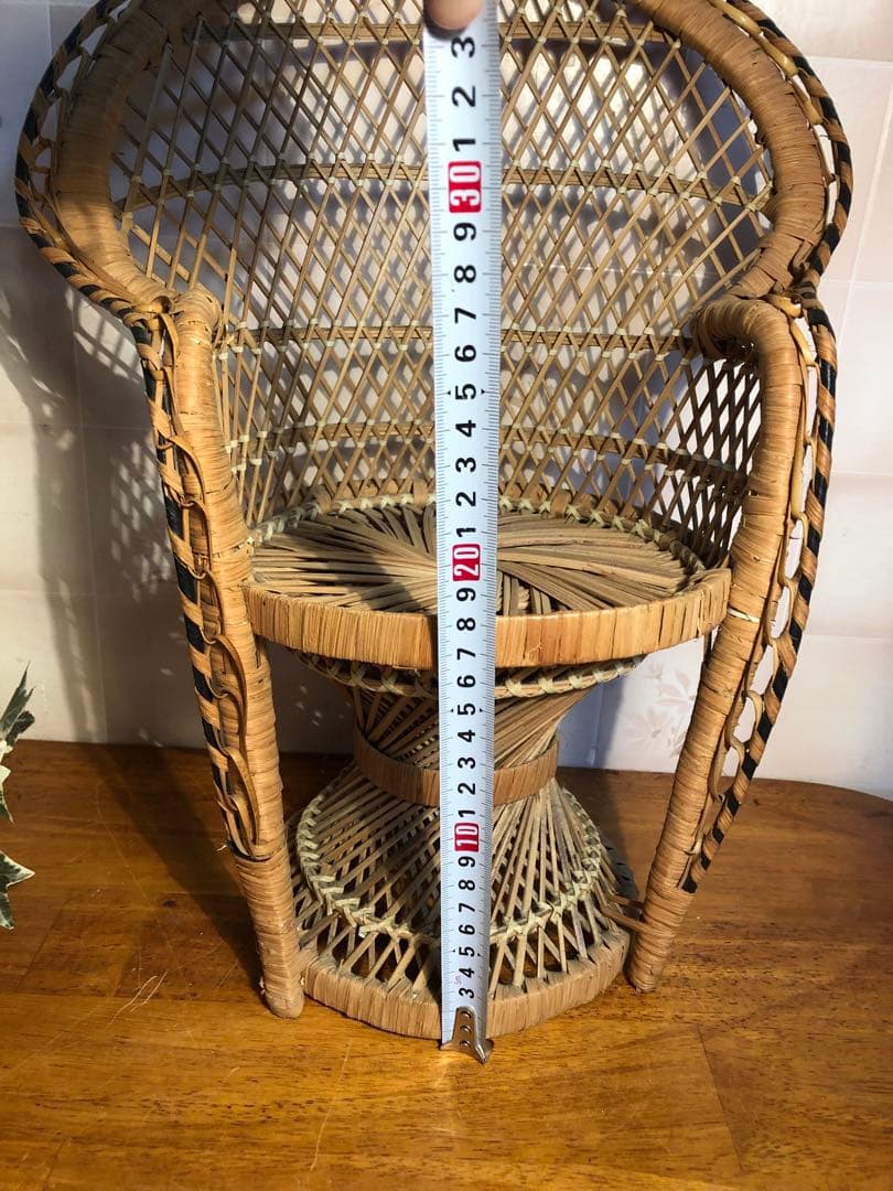 H ドールチェア　ロッキングチェア　フラワースタンド　オブジェ　アンティーク調