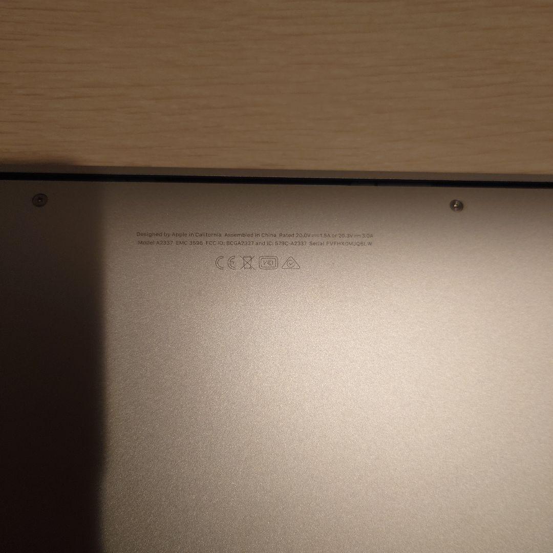 Apple MacBook Air M1 16GBメモリ　液晶表示不良