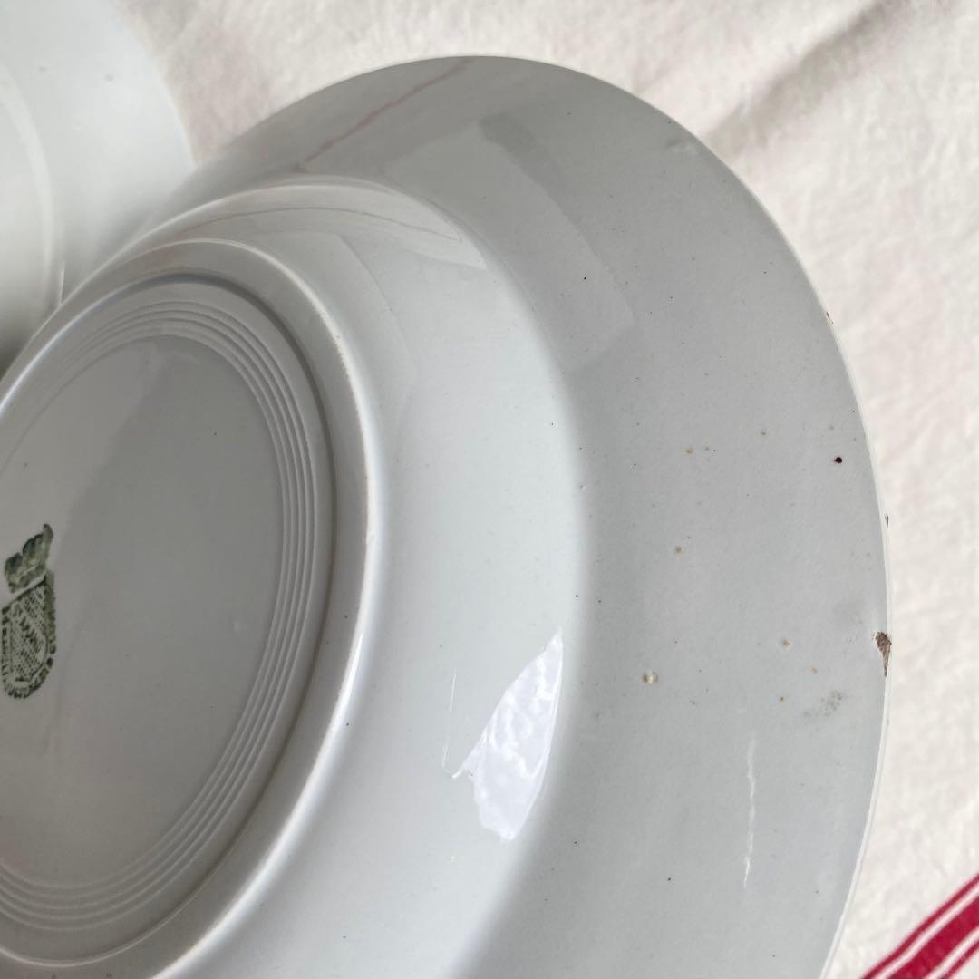 フランス アンティーク サンタマン ST.AMAND 深皿2枚セット