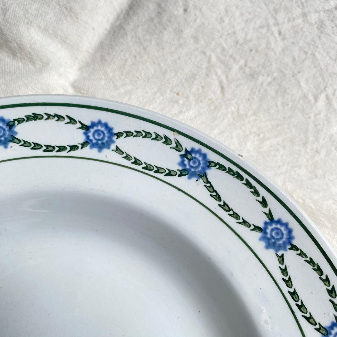 フランス アンティーク サンタマン ST.AMAND 深皿2枚セット