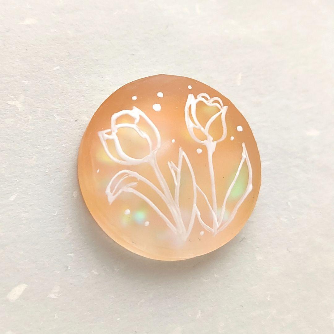 【775】ハンドメイド　レジン　ヘアゴム　ポニーフック