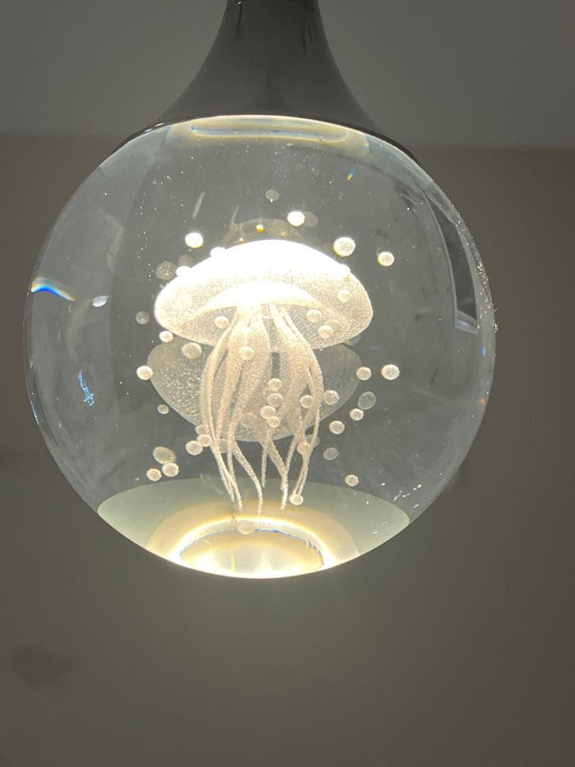 鹿のデザイン ガラス製ペンダントライト スポットライト　ダクトレール　LED