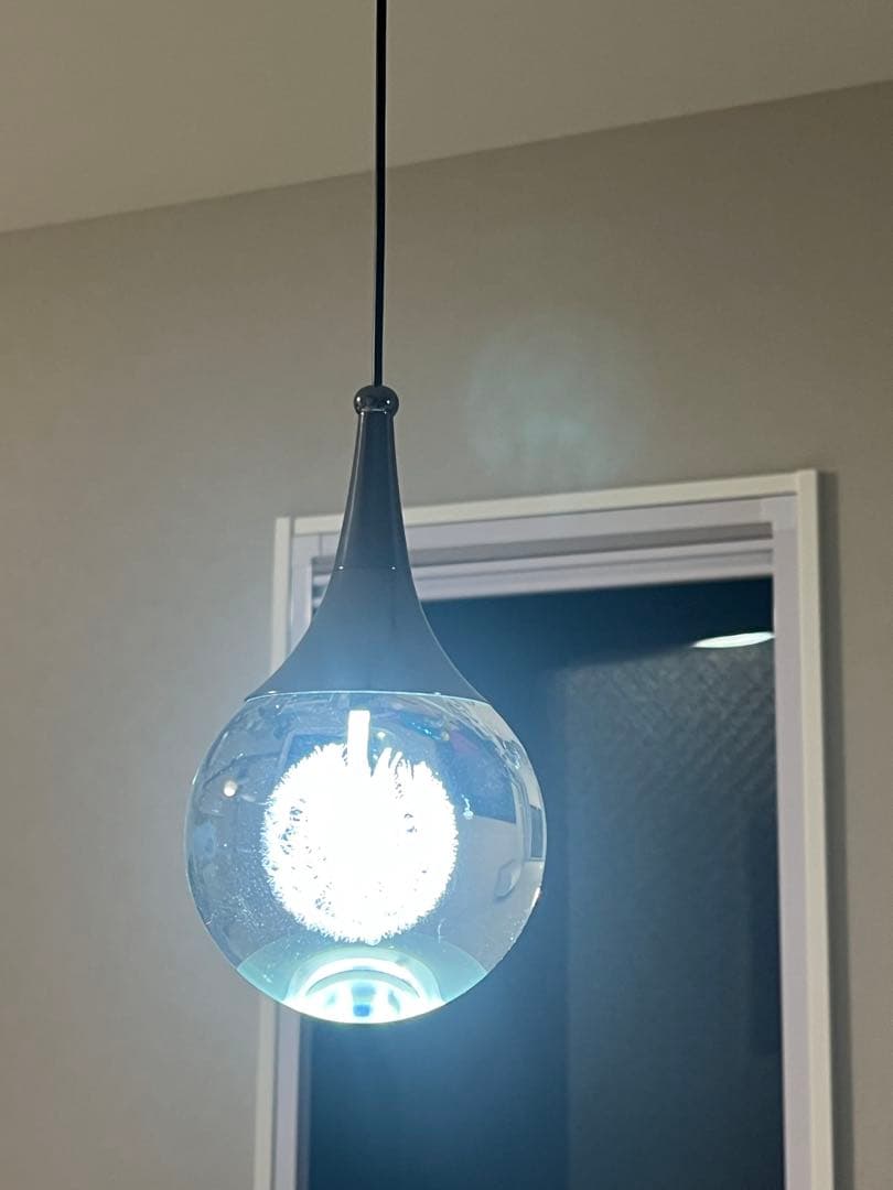 鹿のデザイン ガラス製ペンダントライト スポットライト　ダクトレール　LED