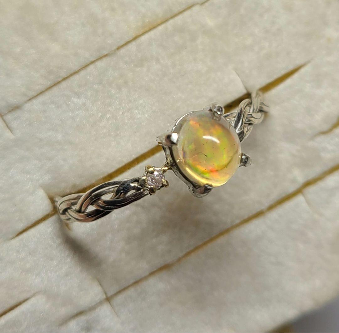 rose_maling★メキシコ産ファイヤーオパール★