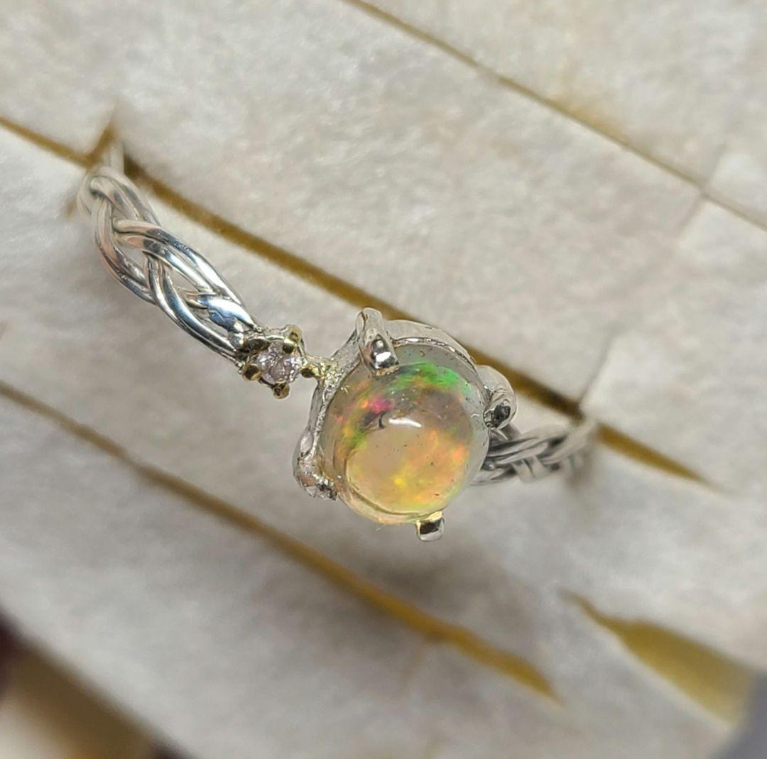 rose_maling★メキシコ産ファイヤーオパール★