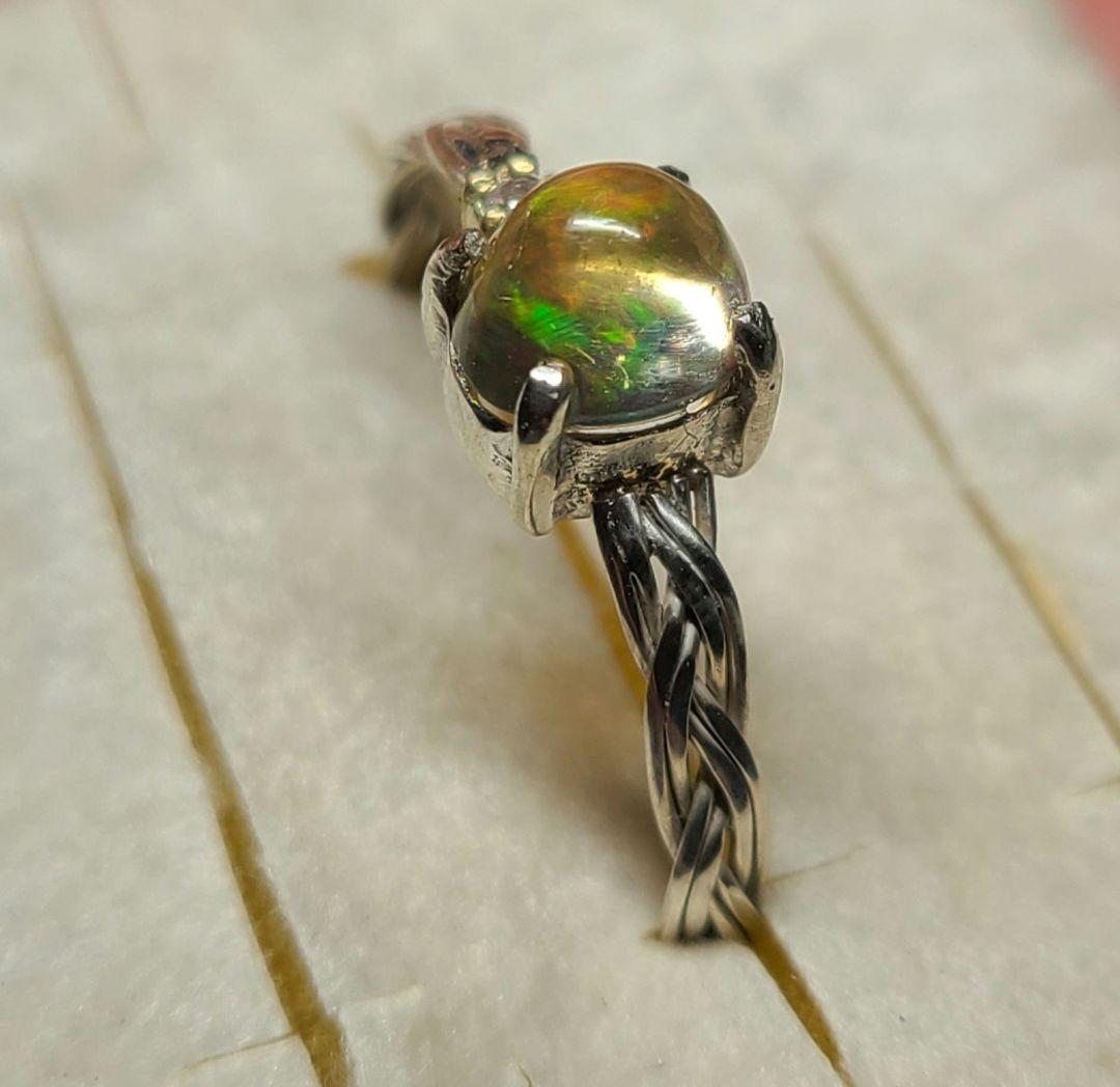 rose_maling★メキシコ産ファイヤーオパール★