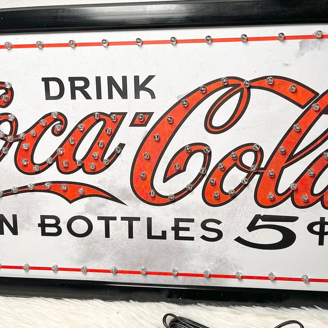 Coca-Cola LED サイン 看板 コカコーラ 照明付き インテリア