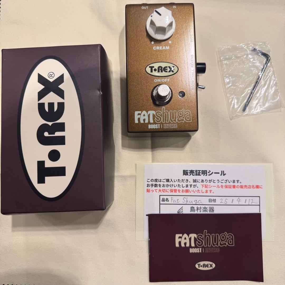 T-Rex FATshuga ブースター/リバーブペダル　エフェクター