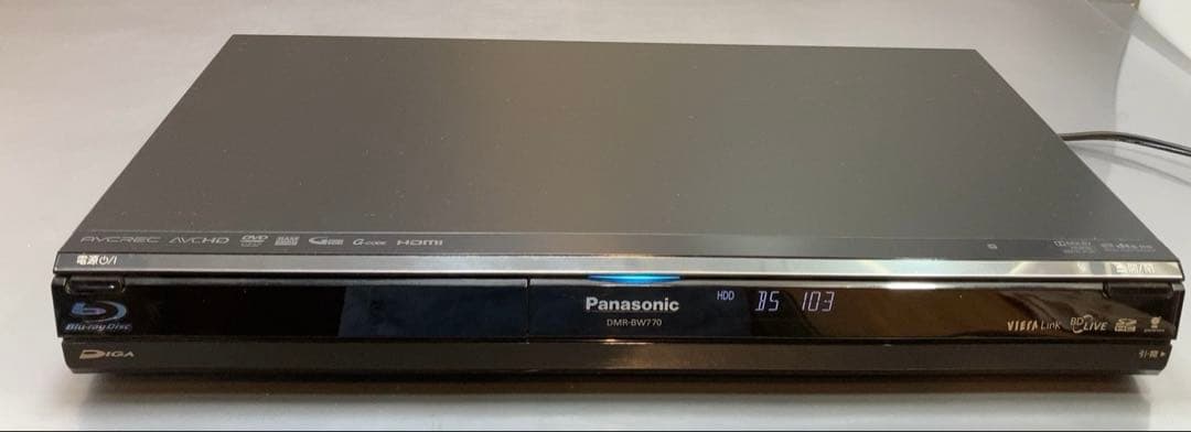 Panasonic DIGA ブルーレイディスクレコーダー DMP-BW770