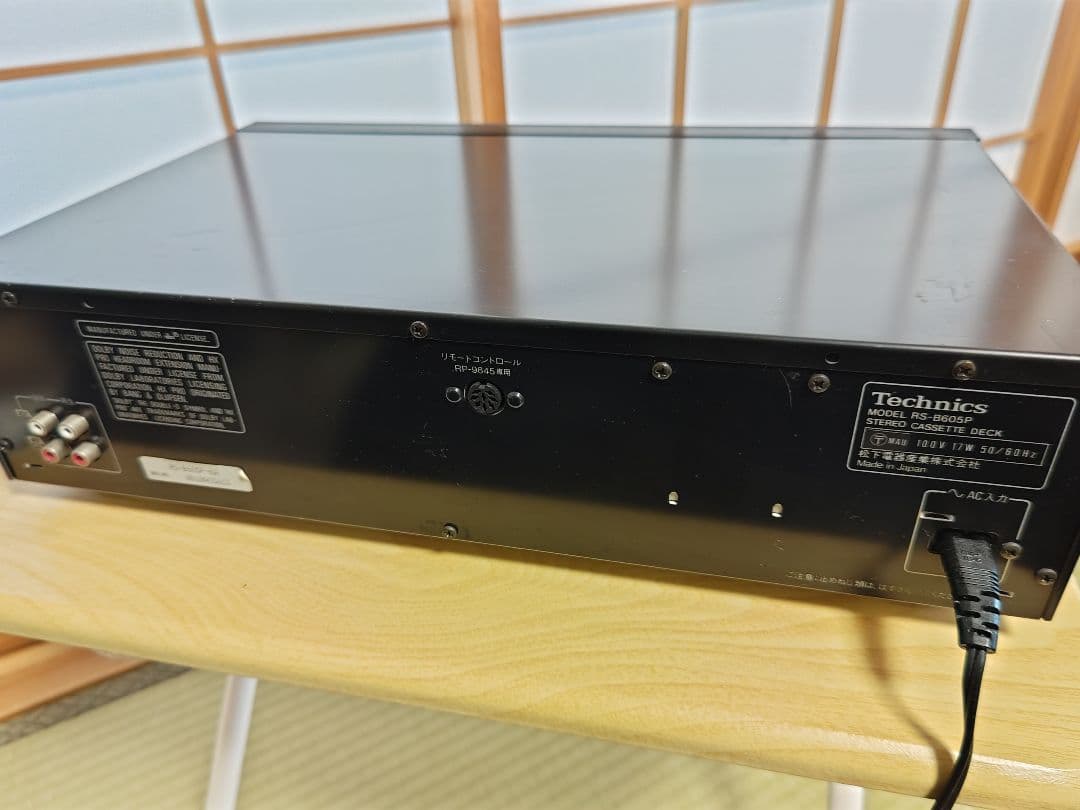 Technics テクニクス　RS-B605P カセットデッキ　稀少