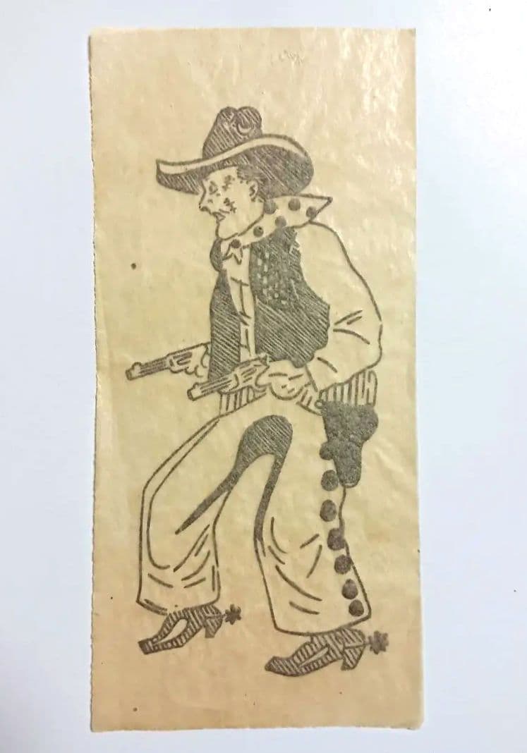 40s50s カウボーイ 転写紙 アイロンプリント
