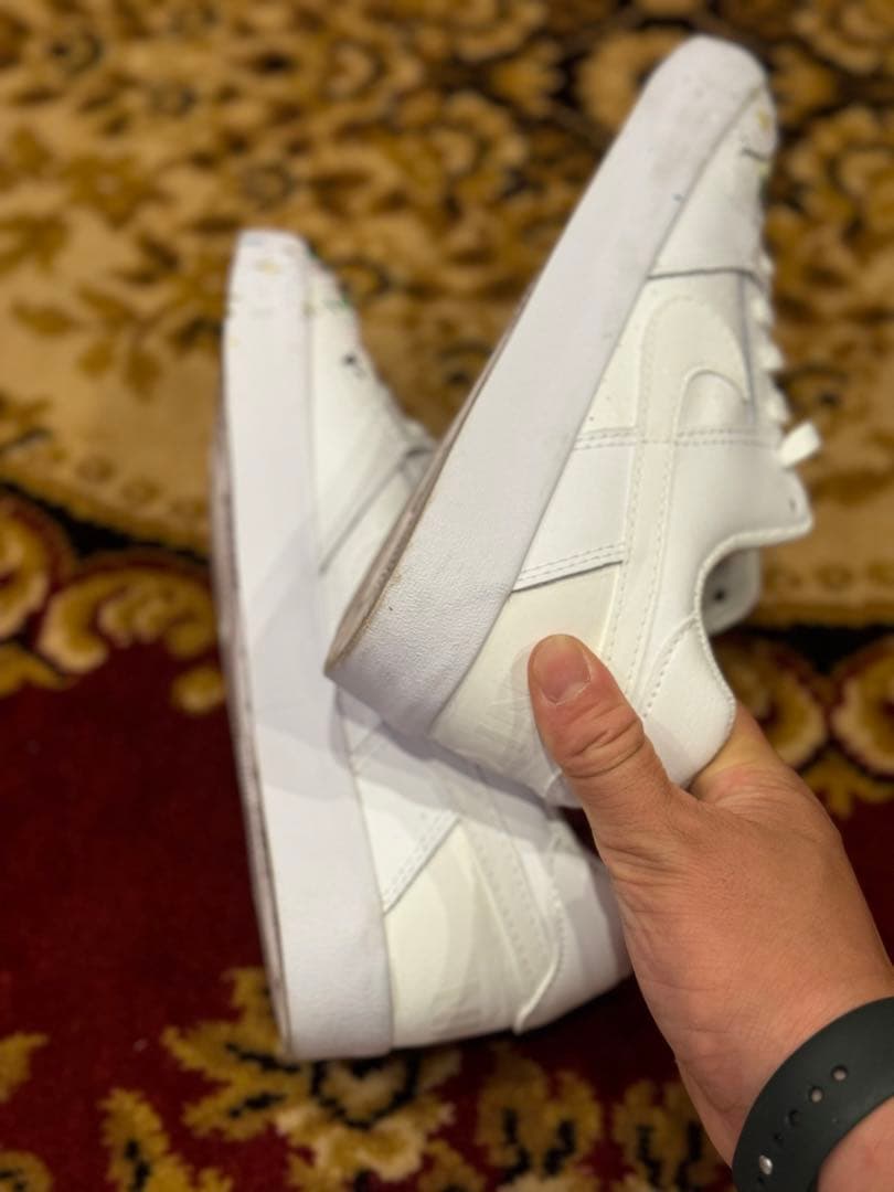 TOYAMAde. y10a4リメイク ナイキSBレザーペイントシューズ