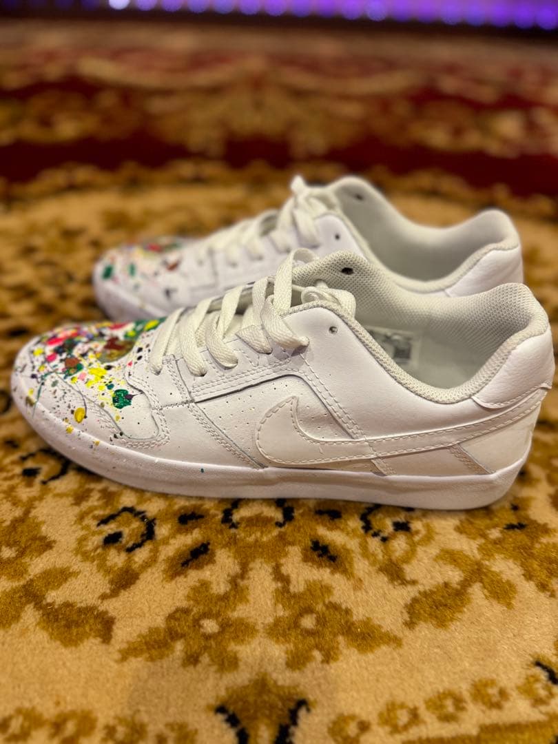 TOYAMAde. y10a4リメイク ナイキSBレザーペイントシューズ