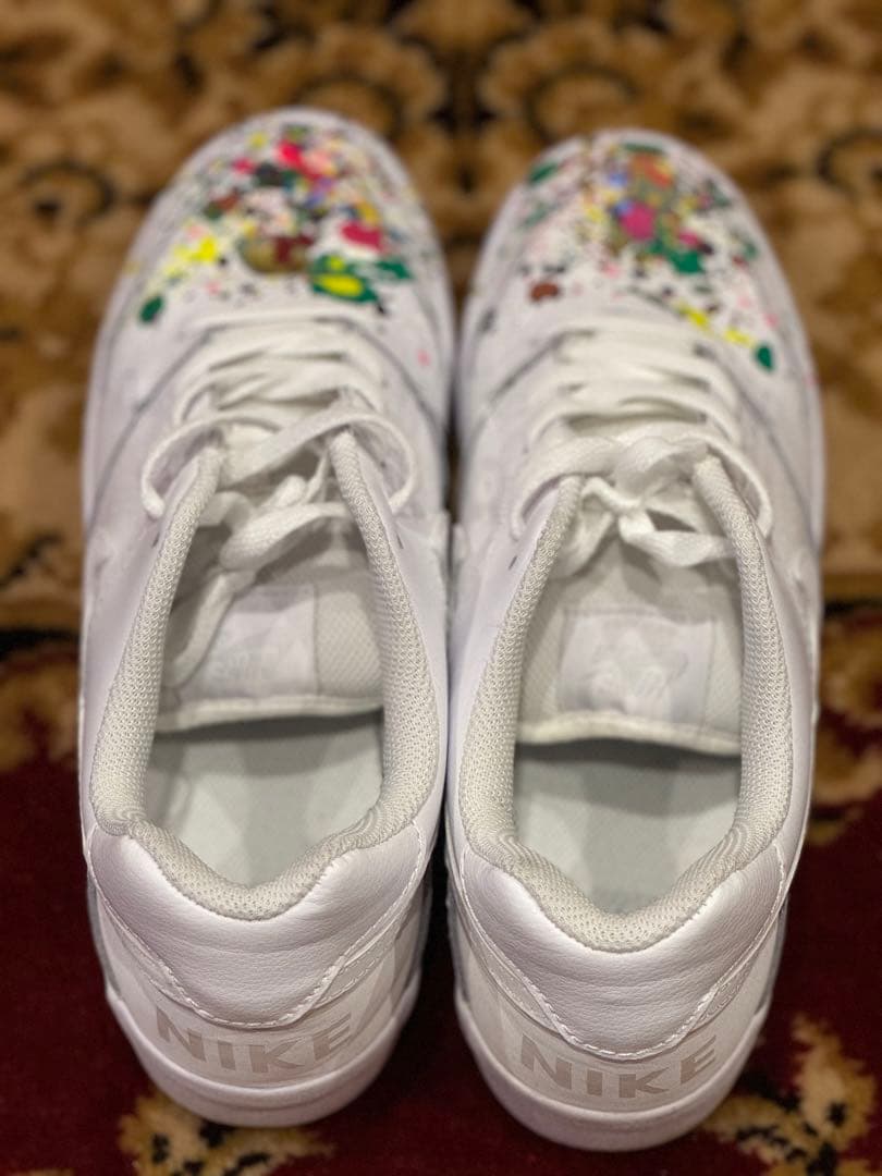 TOYAMAde. y10a4リメイク ナイキSBレザーペイントシューズ