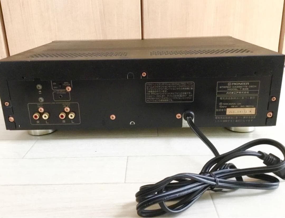 Pioneer パイオニア カセットデッキ T-636 録音 再生　ジャンク
