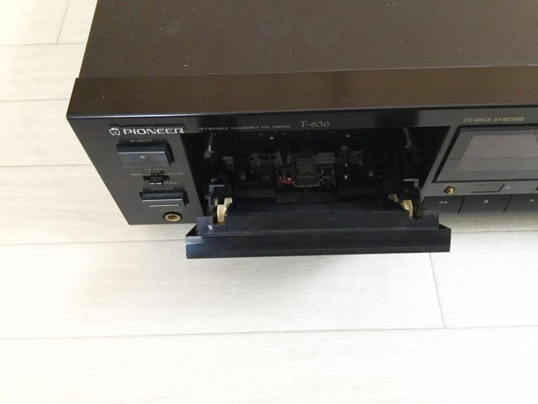 Pioneer パイオニア カセットデッキ T-636 録音 再生　ジャンク