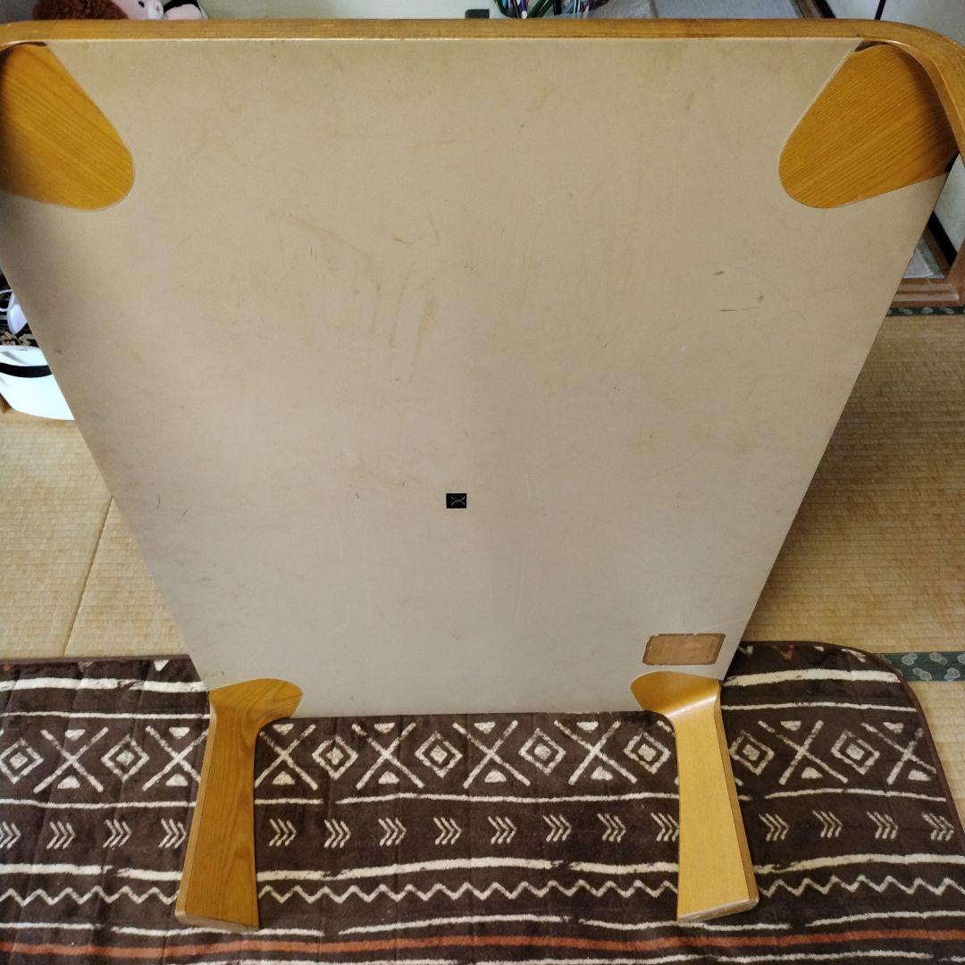 岩手　引き取り 天童木工 Tendo 座卓 乾三郎 ケヤキ 欅板目 ローテーブル