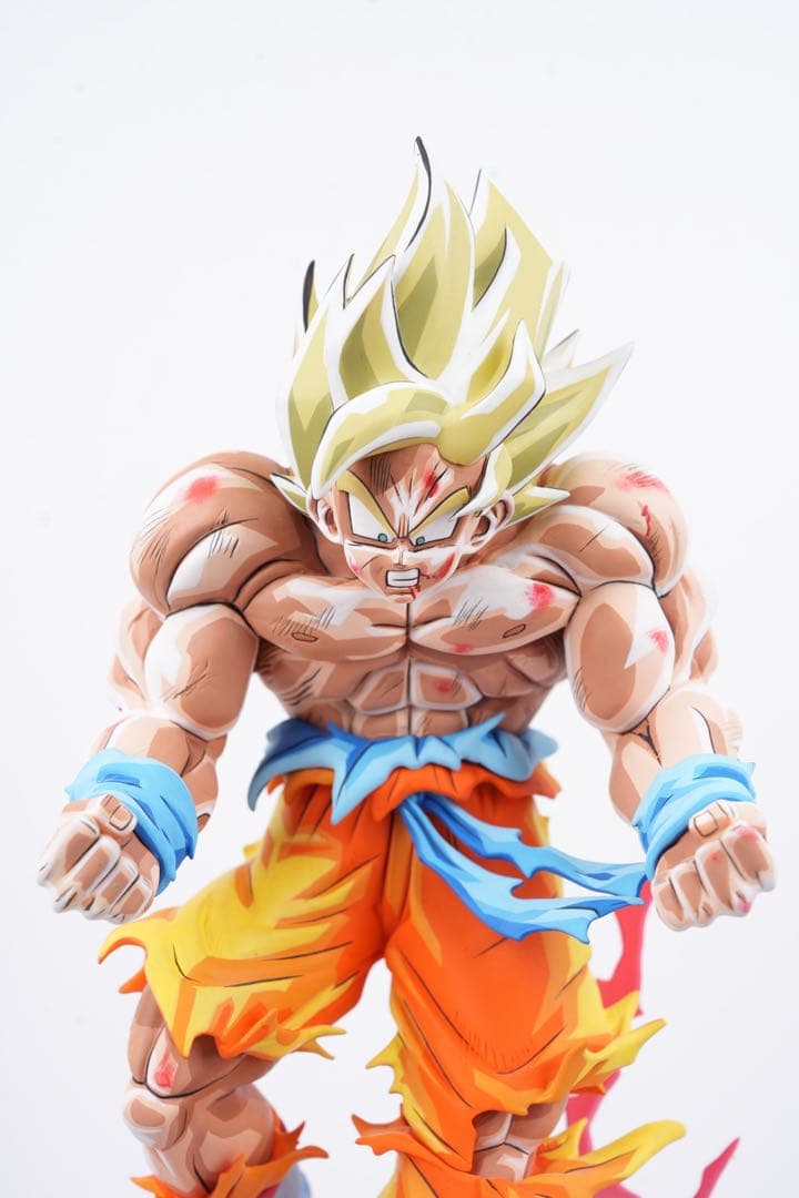 ドラゴンボール 超サイヤ人 孫悟空 二次元彩色　リペイント「すべての終わり」