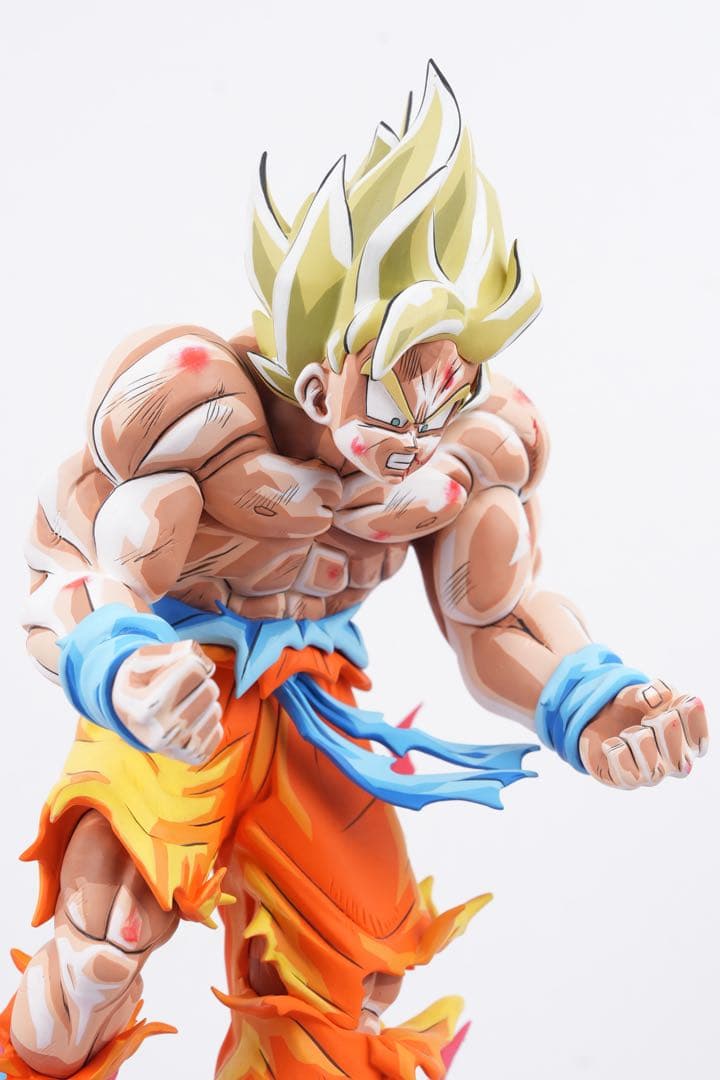 ドラゴンボール 超サイヤ人 孫悟空 二次元彩色　リペイント「すべての終わり」