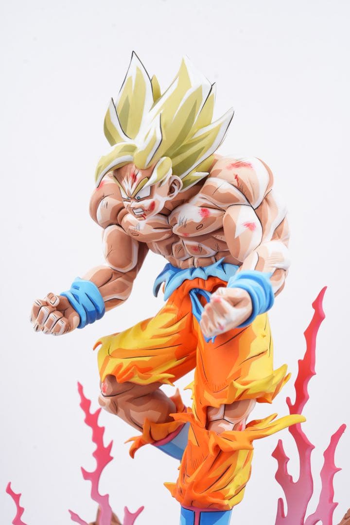 ドラゴンボール 超サイヤ人 孫悟空 二次元彩色　リペイント「すべての終わり」