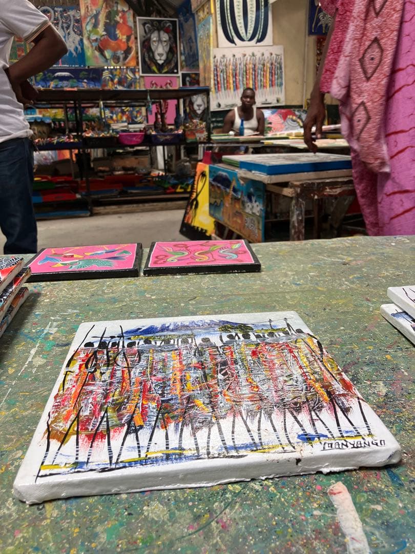 絵画 Tingatinga 20*20 (36)