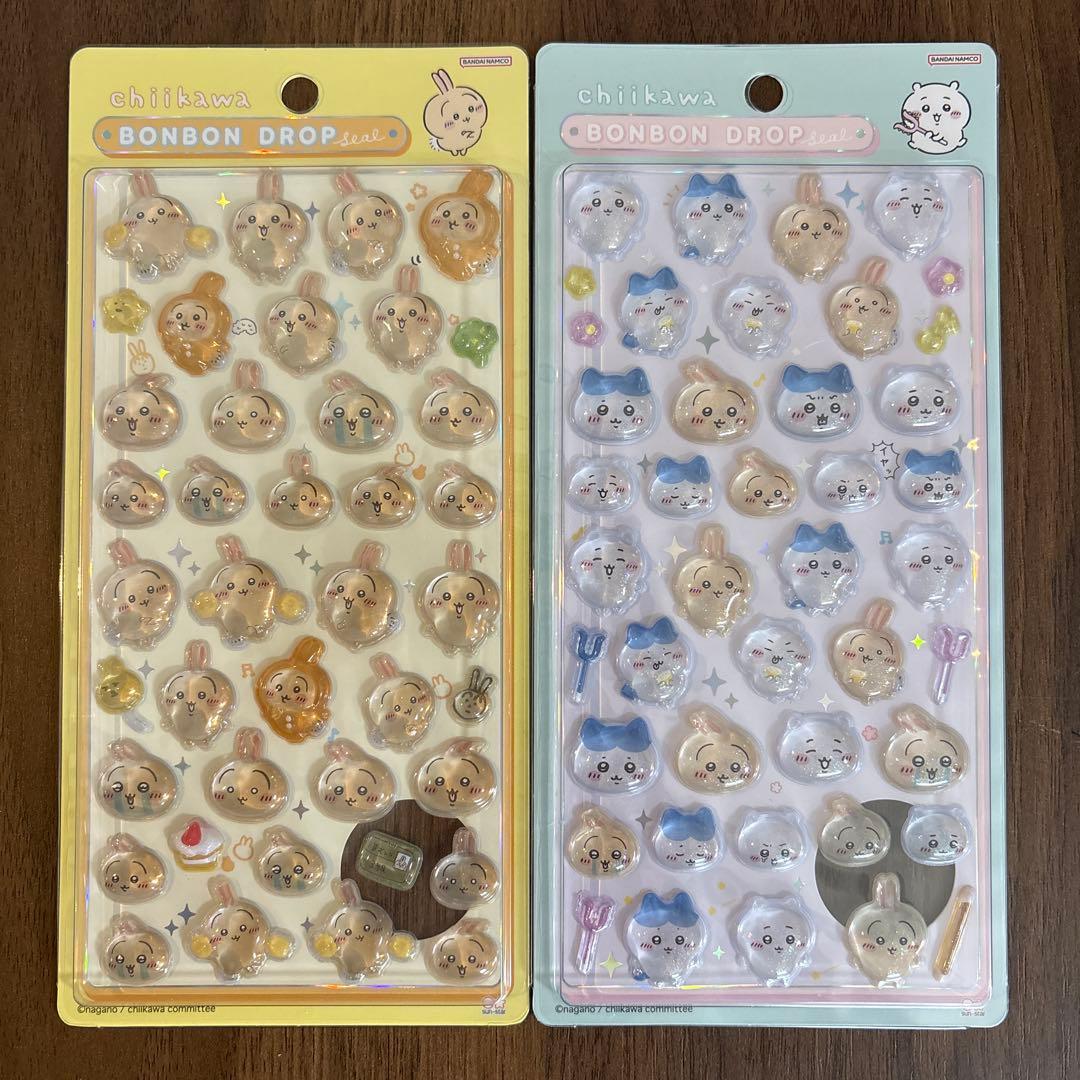 【正規品】 ボンボンドロップシール ちいかわ 第1弾 4枚セット