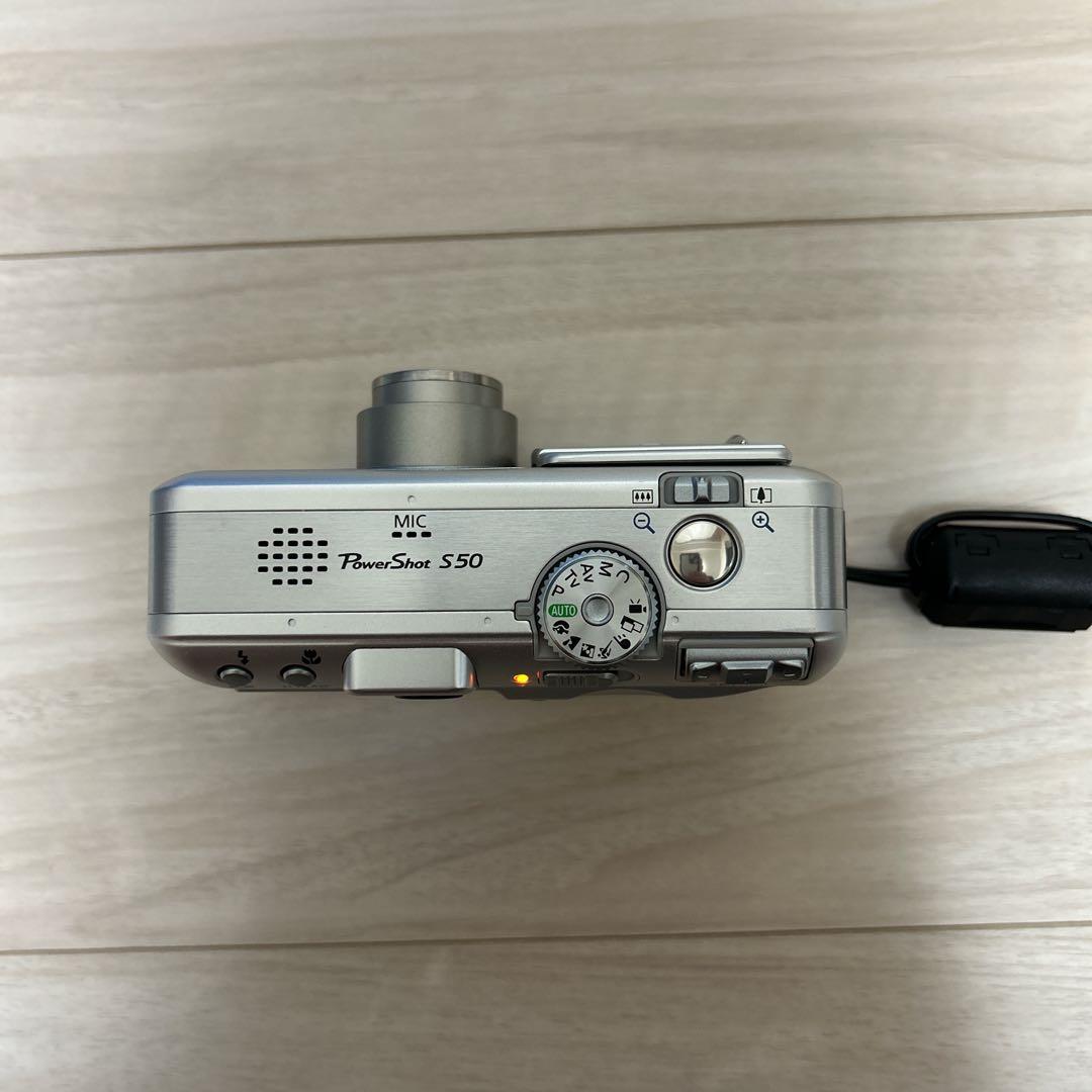 【起動確認済】キヤノン パワーショットS50 セット【ジャンク】中古品