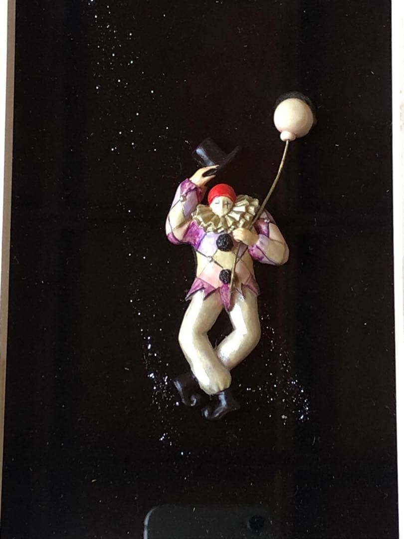 クラウンのフィギュア アート作品