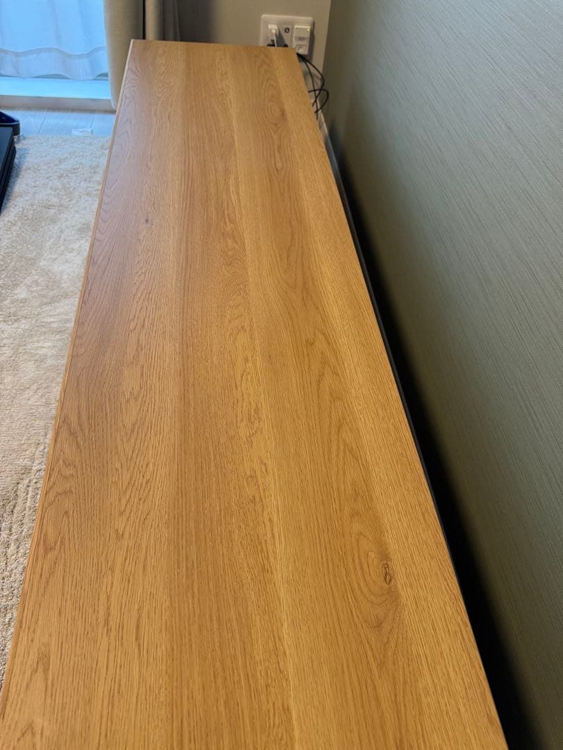 最終値下げ済 【美品】unico LOMAVボードW1520オーク北欧 テレビ台