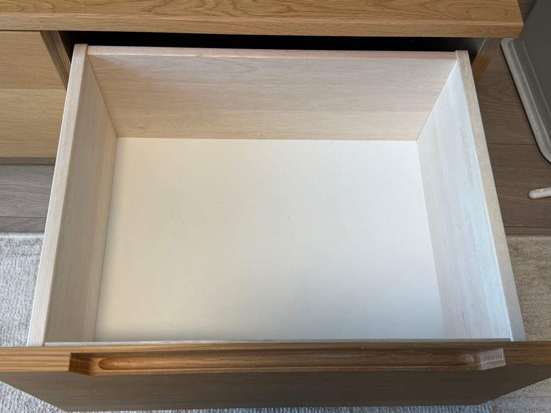 最終値下げ済 【美品】unico LOMAVボードW1520オーク北欧 テレビ台