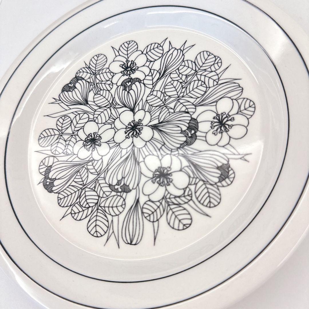 希少 ARABIA クロッカス ヴィンテージ 20cm プレート エステリトムラ