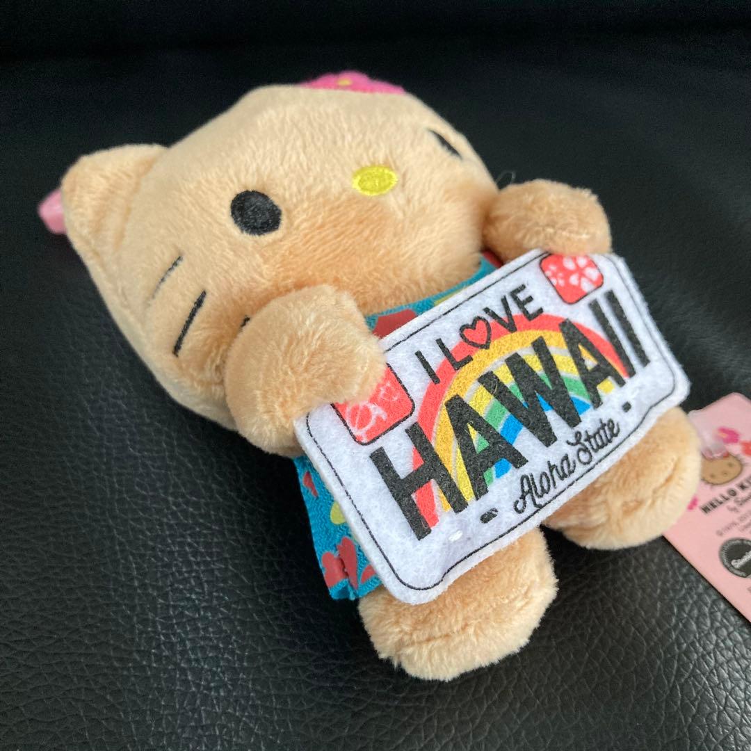 ハローキティ　ハワイ限定　日焼け　マーメイド　アロハ　マスコット2種　サンリオ