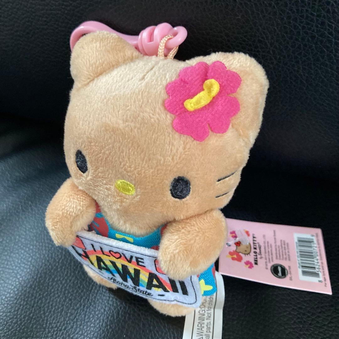 ハローキティ　ハワイ限定　日焼け　マーメイド　アロハ　マスコット2種　サンリオ