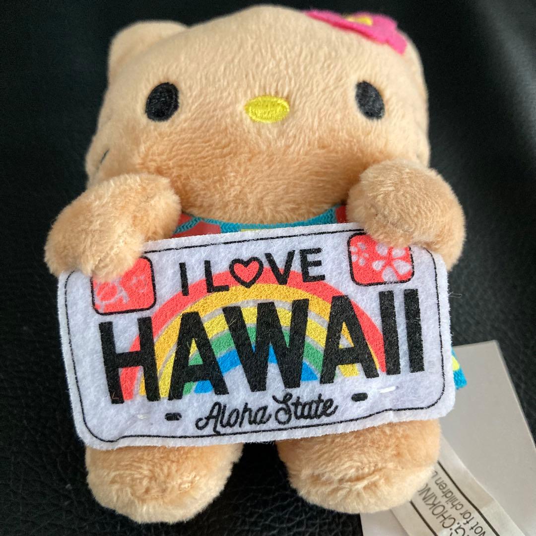 ハローキティ　ハワイ限定　日焼け　マーメイド　アロハ　マスコット2種　サンリオ