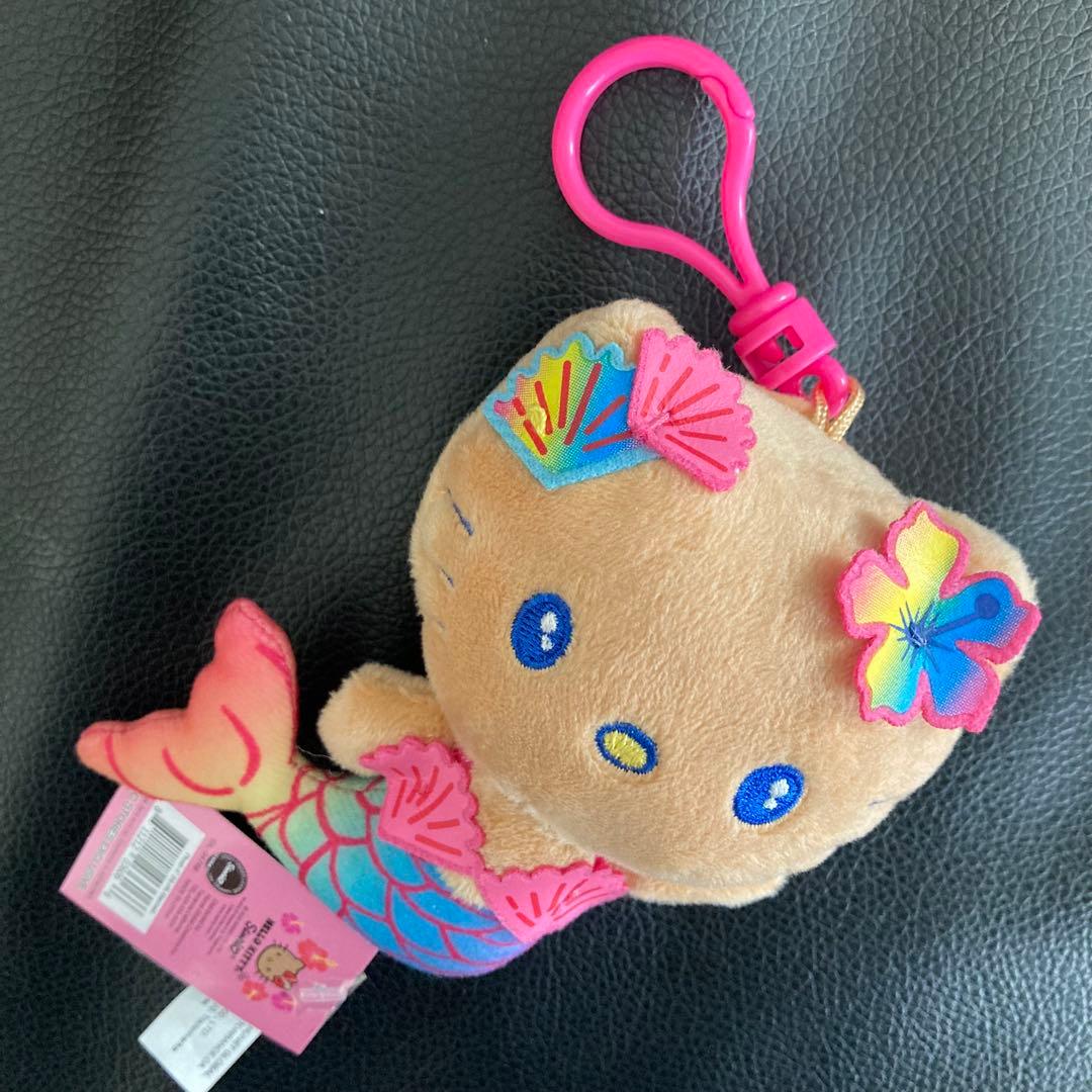 ハローキティ　ハワイ限定　日焼け　マーメイド　アロハ　マスコット2種　サンリオ