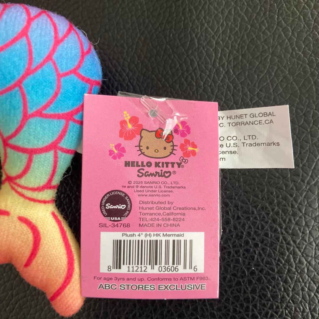 ハローキティ　ハワイ限定　日焼け　マーメイド　アロハ　マスコット2種　サンリオ