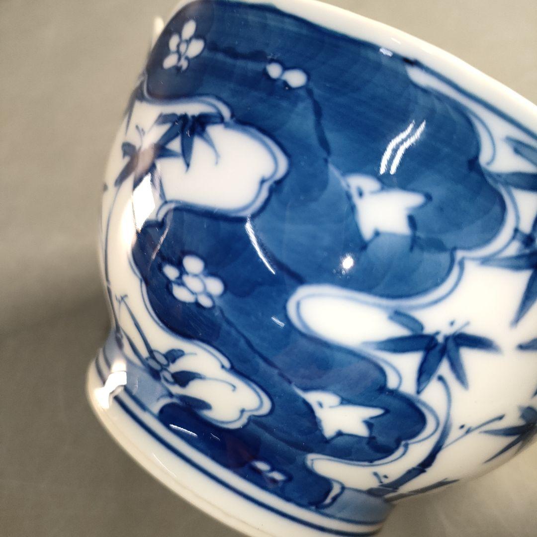 A1396-8/有田焼/祥瑞意花草文小鉢10客/共箱/飾鉢/盛鉢/向付/懐石道具