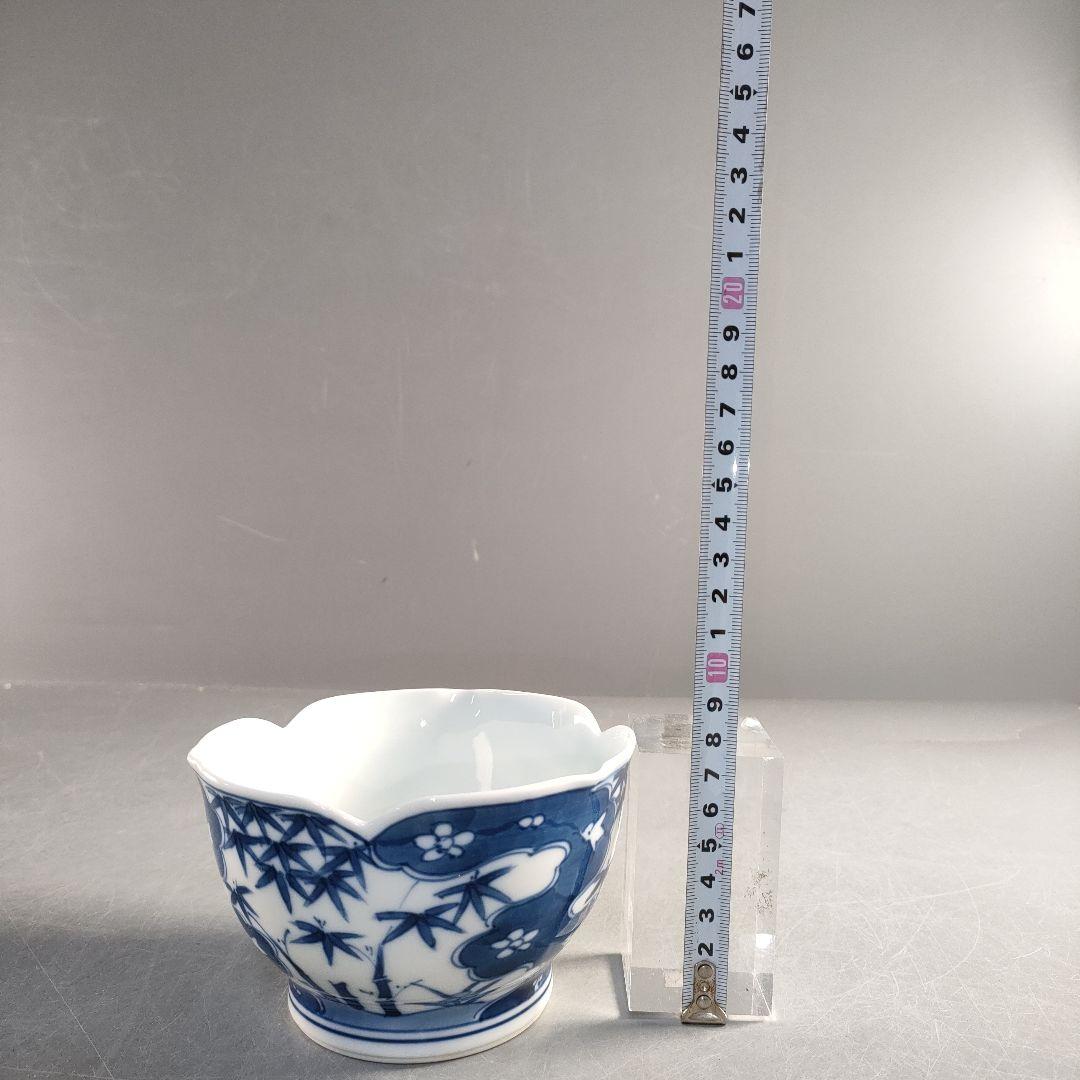 A1396-8/有田焼/祥瑞意花草文小鉢10客/共箱/飾鉢/盛鉢/向付/懐石道具