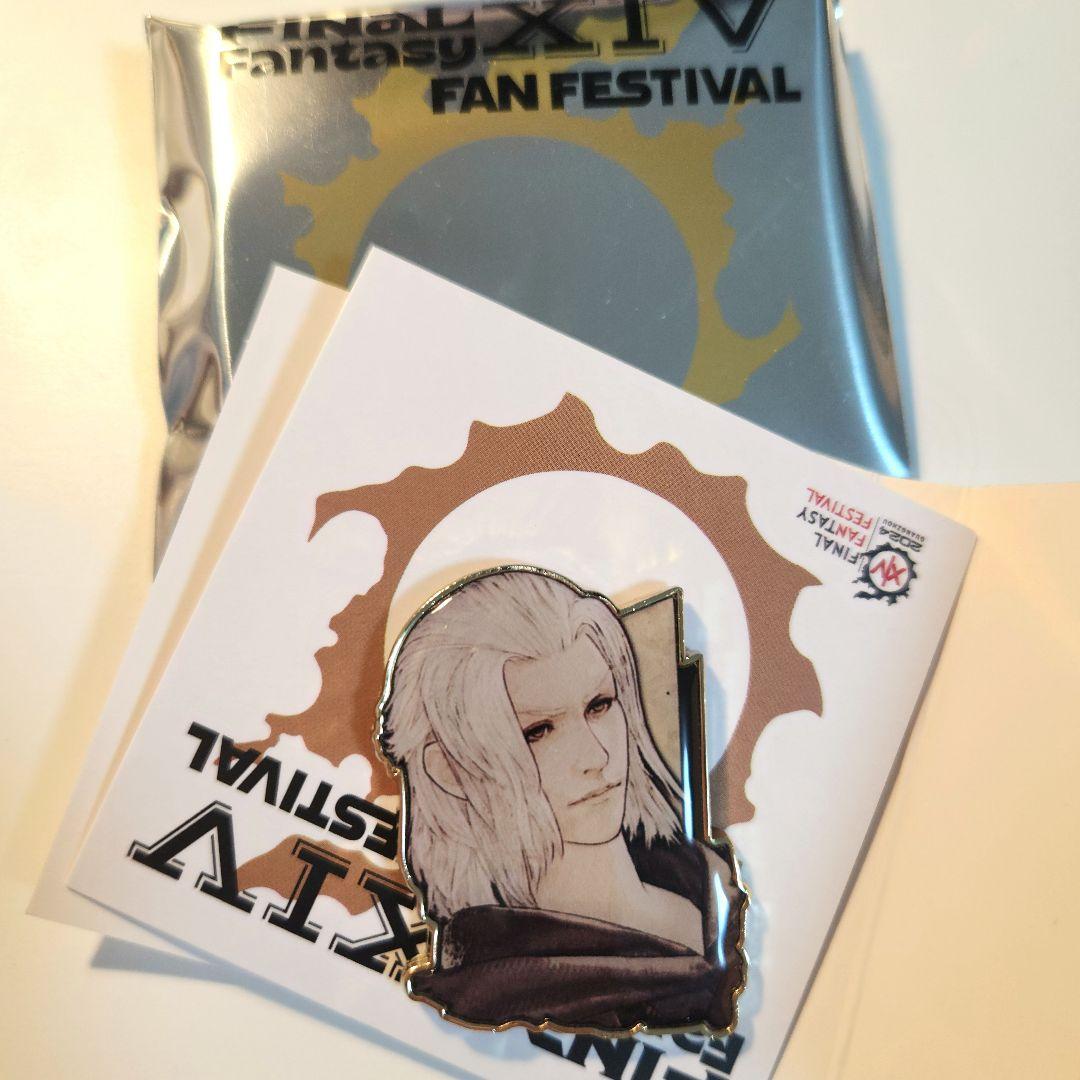 FF14 ピンバッジ エメトセルク タタル 海外限定 ファンフェス