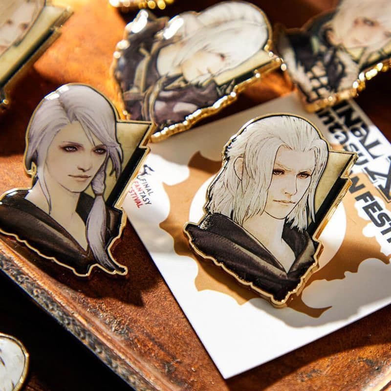 FF14 ピンバッジ エメトセルク タタル 海外限定 ファンフェス