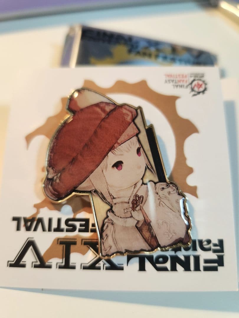 FF14 ピンバッジ エメトセルク タタル 海外限定 ファンフェス