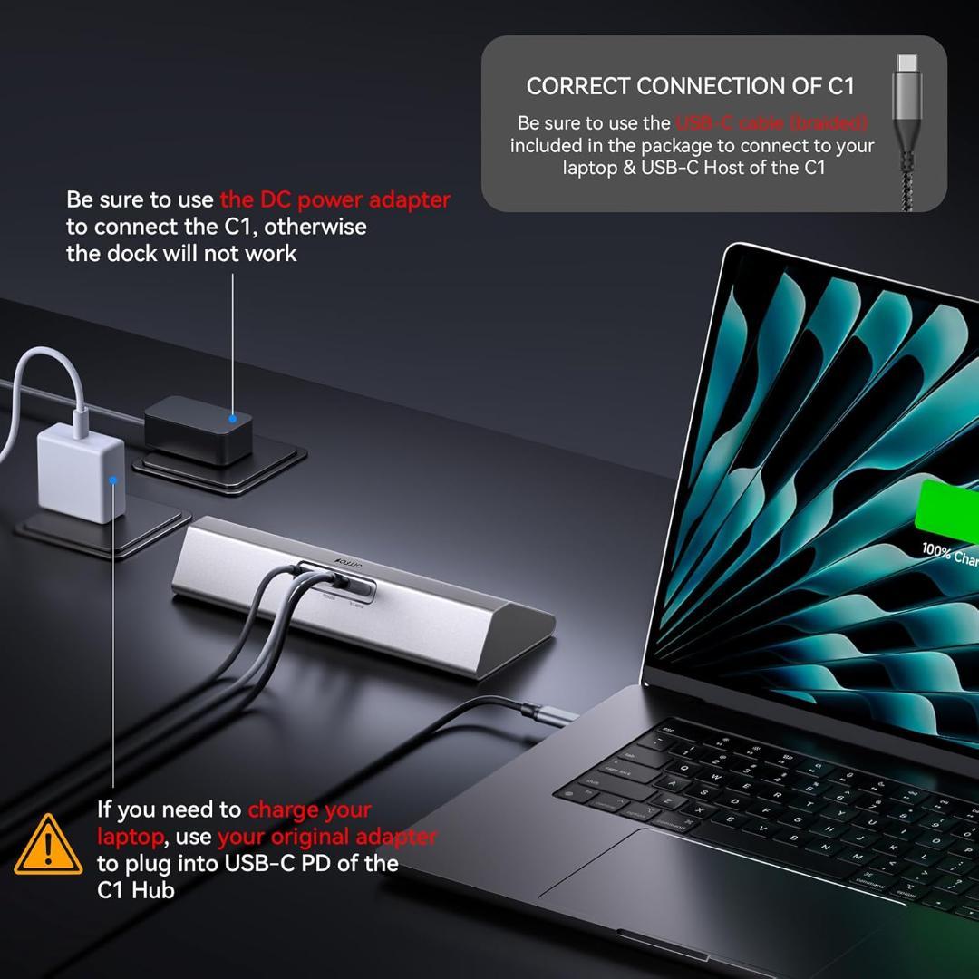 Gitfos C1 USB C ハブ 13in1 100W電源付 新品