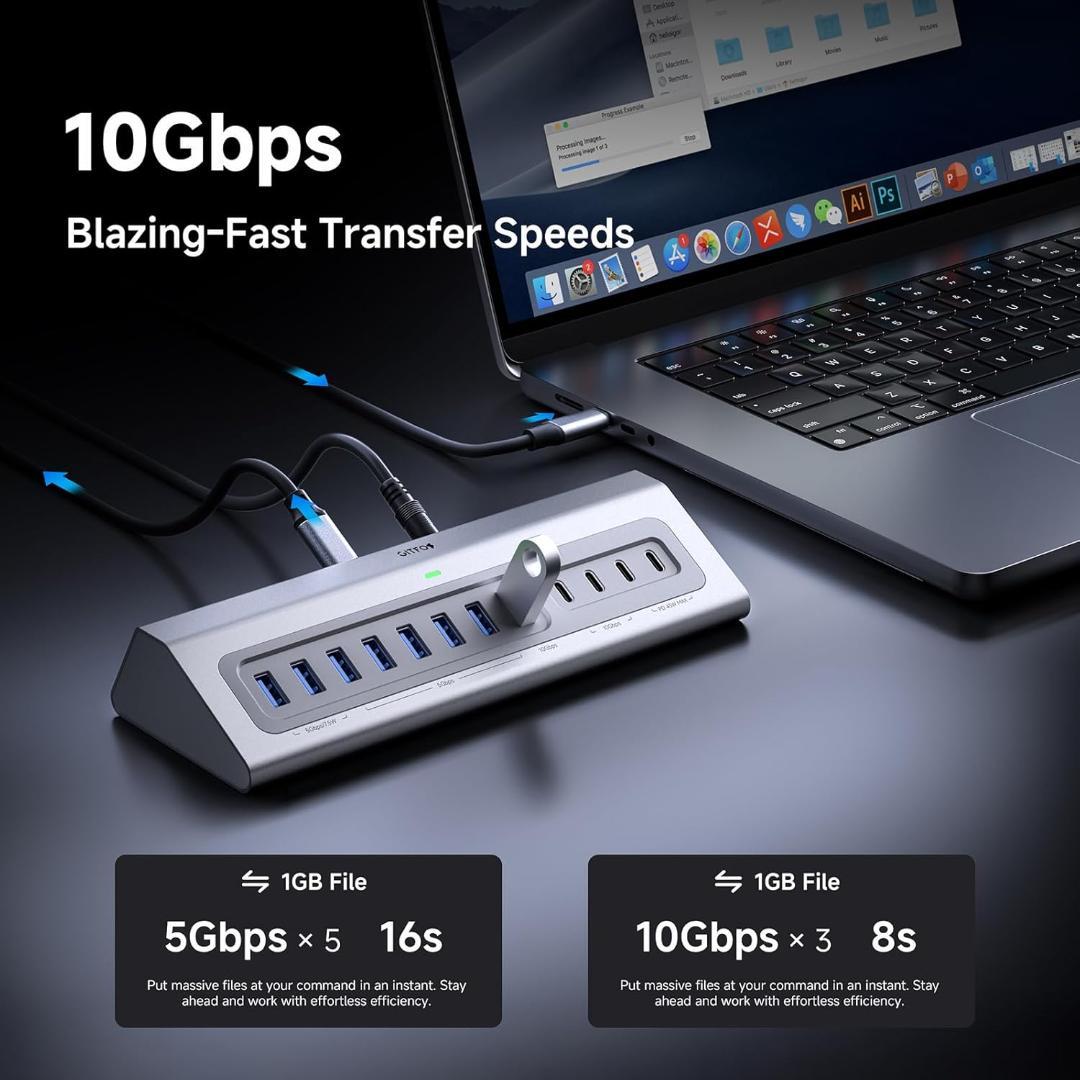 Gitfos C1 USB C ハブ 13in1 100W電源付 新品