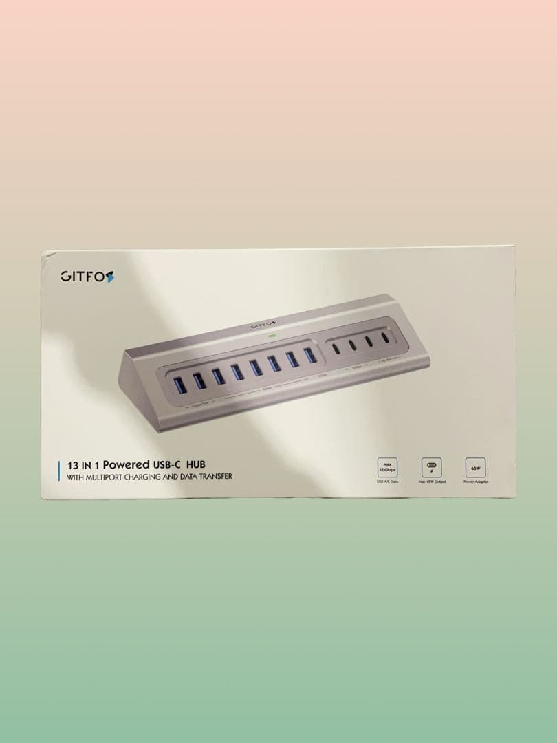 Gitfos C1 USB C ハブ 13in1 100W電源付 新品